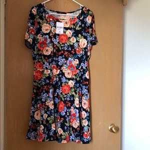 Forever 21 + Knit Floral Dress